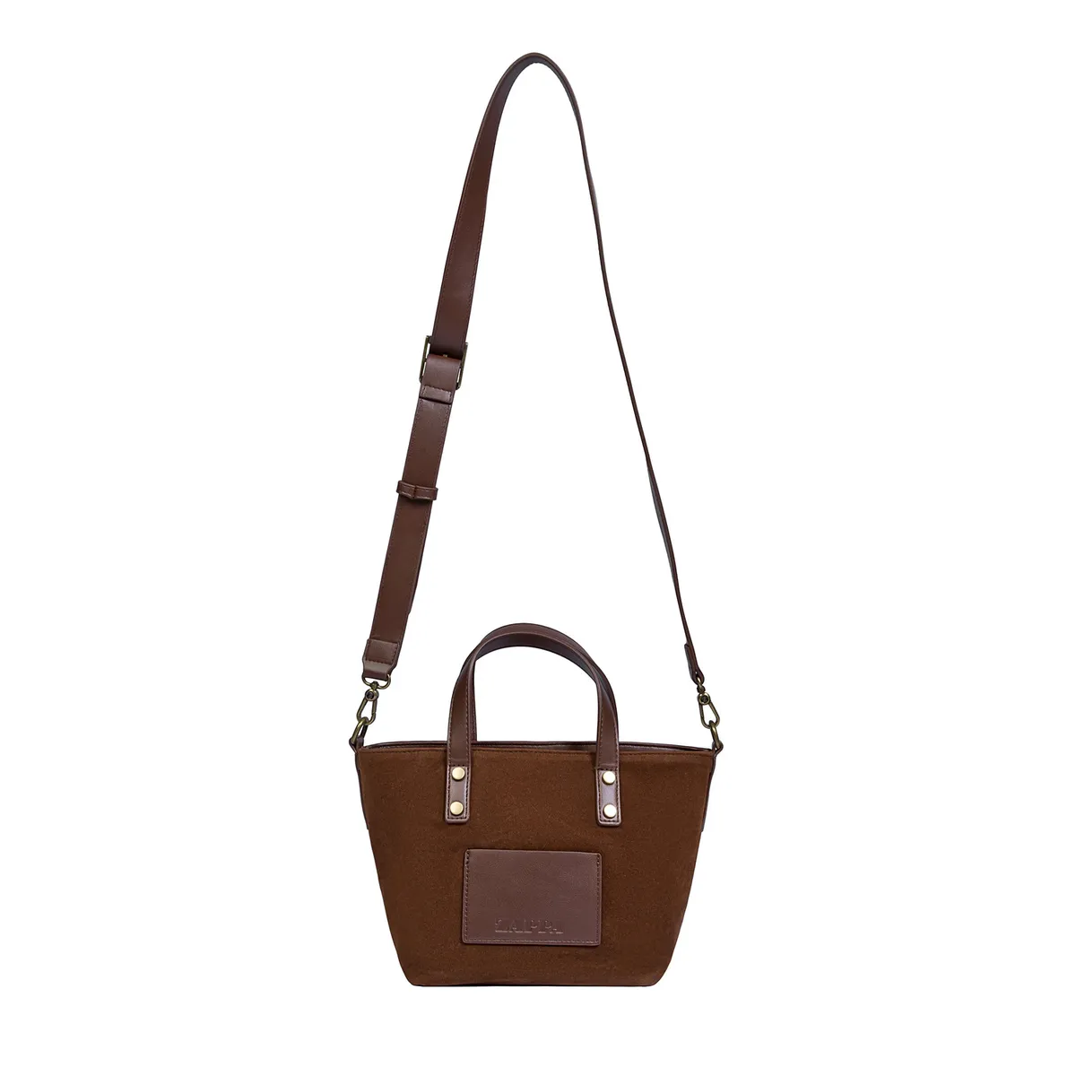 ZAPPA - Cartera Bandolera efecto Gamuza Marrón oscuro Zappa