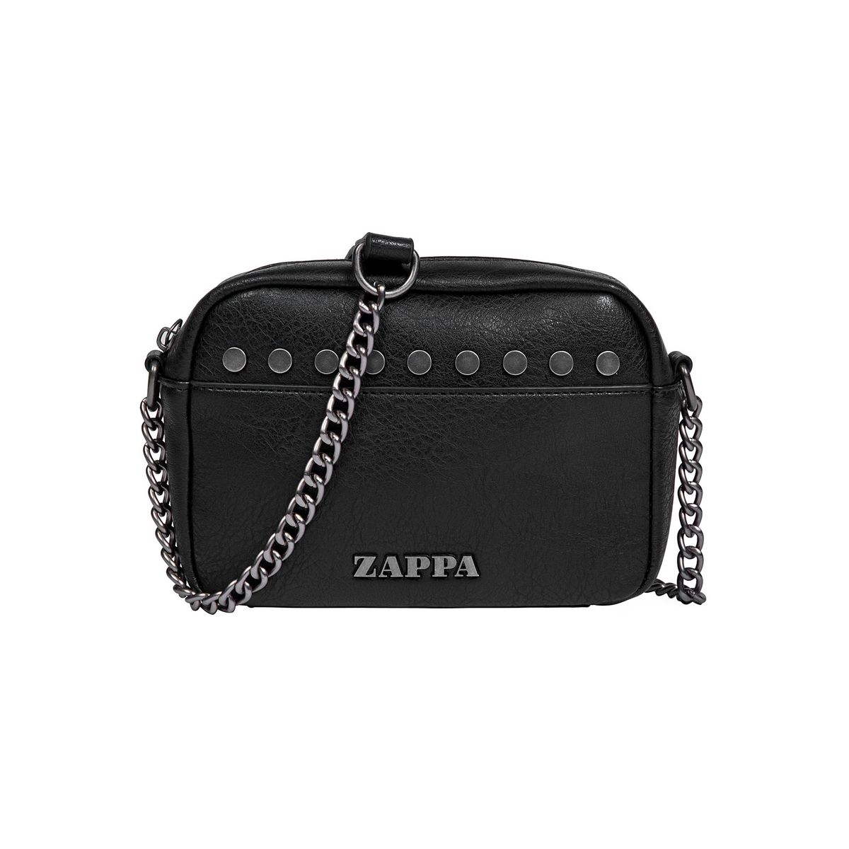 ZAPPA - Cartera Bandolera Detalle Tachas Negro Zappa