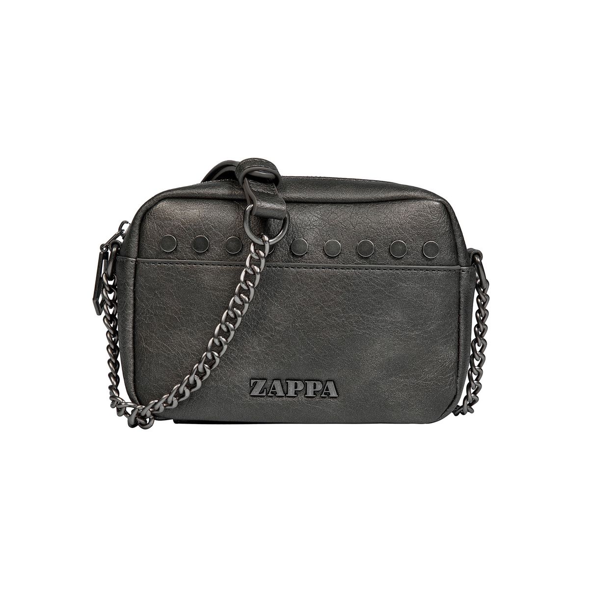ZAPPA - Cartera Bandolera Detalle Tachas Gris Zappa