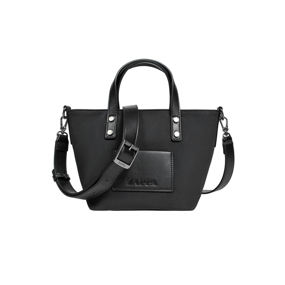 ZAPPA - Cartera Bandolera efecto Gamuza Negro Zappa