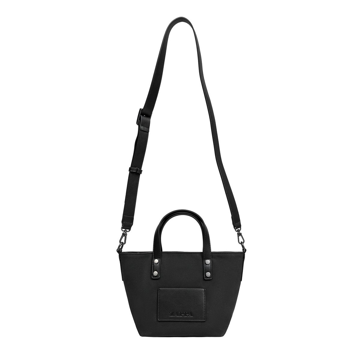 ZAPPA - Cartera Bandolera efecto Gamuza Negro Zappa