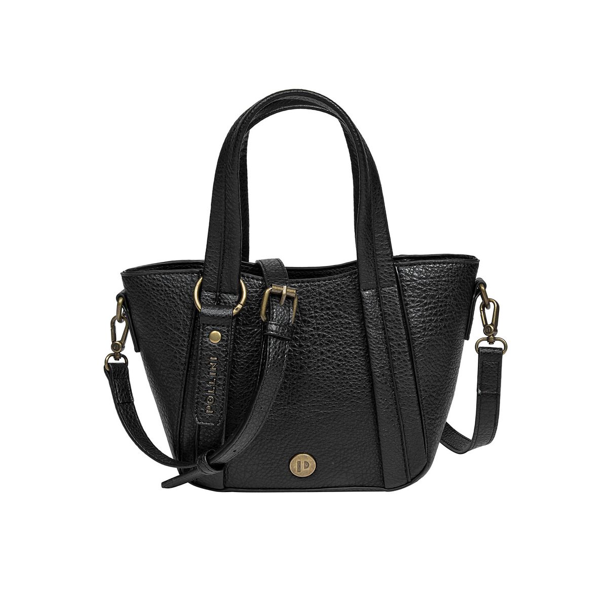 POLLINI - Cartera Bandolera Casual Negro Pollini