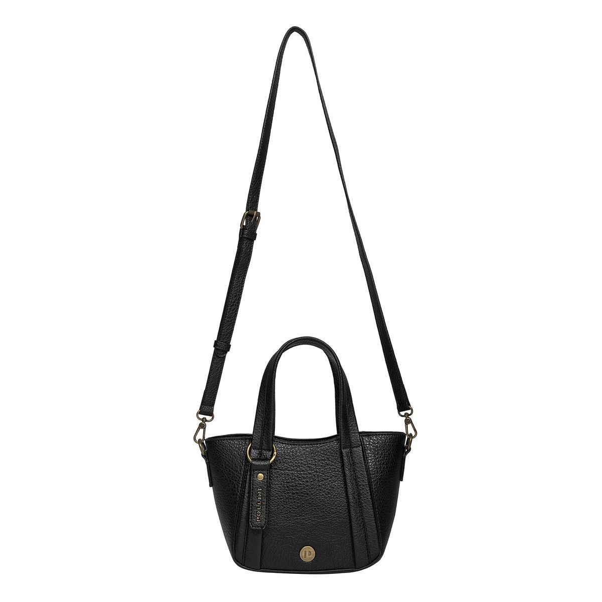 POLLINI - Cartera Bandolera Casual Negro Pollini