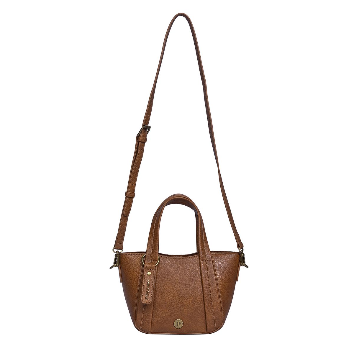 POLLINI - Cartera Bandolera Casual Marrón claro Pollini