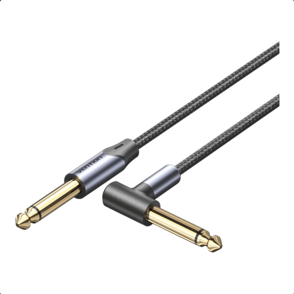 VENTION - Cable Guitarra Vention 6.35mm Ts Angulo 90 Grados 1.5 Metros
