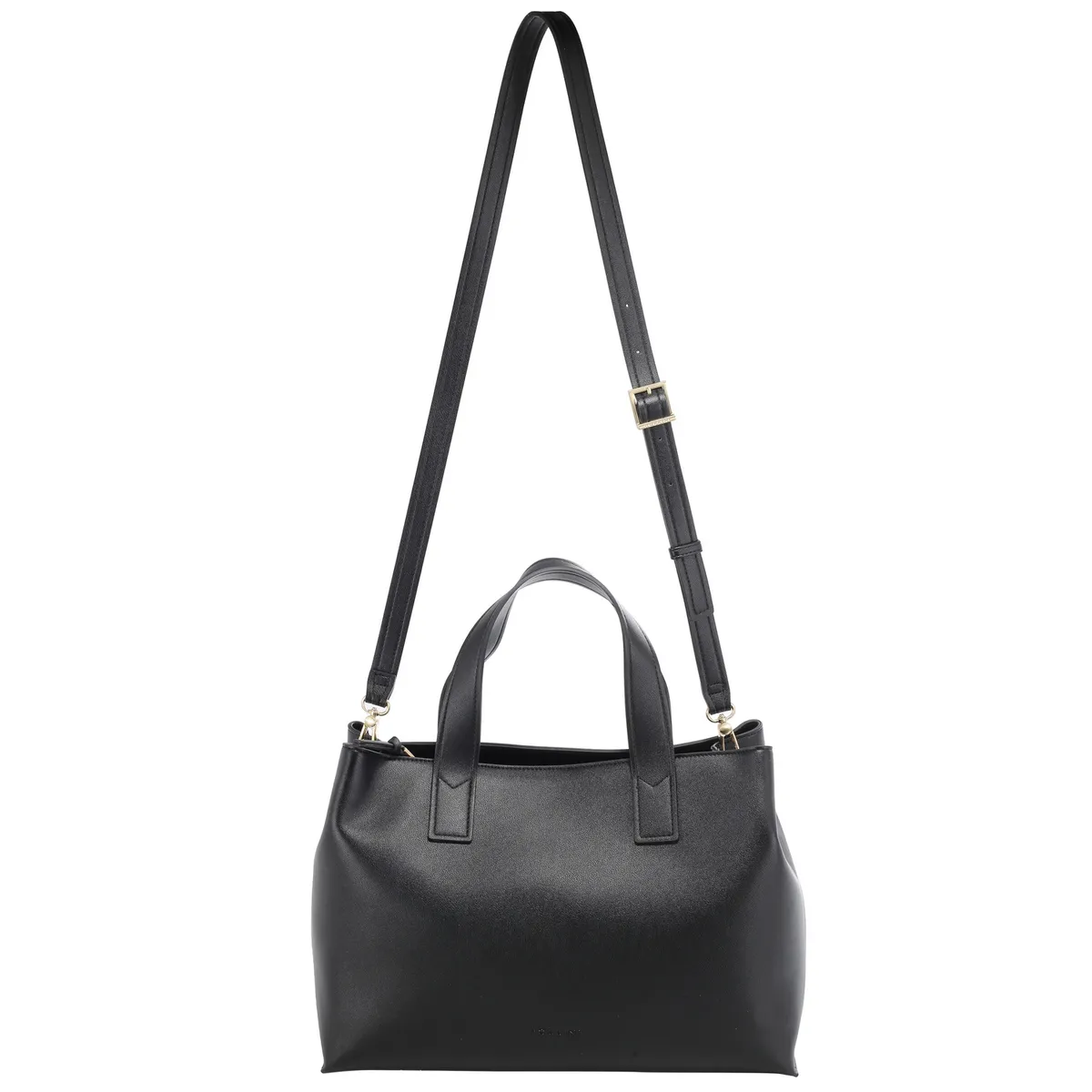 POLLINI - Cartera Tote Casual Negro Pollini