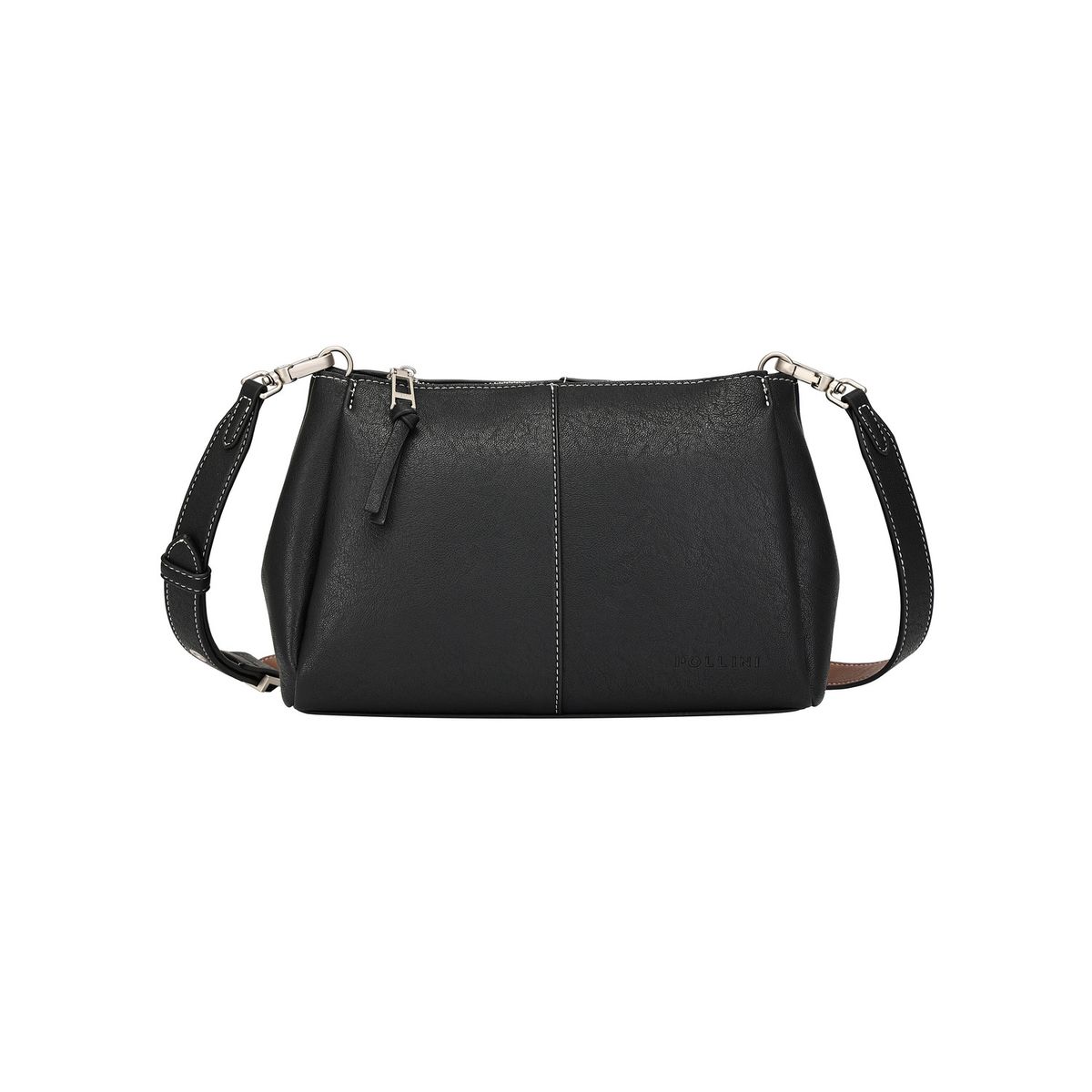 POLLINI - Cartera Bandolera Casual Negro Pollini