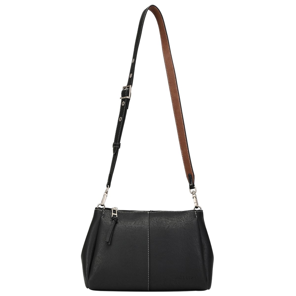 POLLINI - Cartera Bandolera Casual Negro Pollini