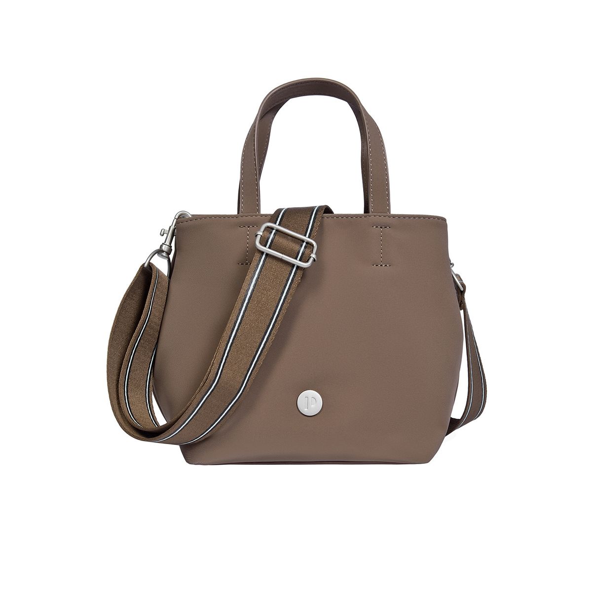 POLLINI - Cartera Bandolera Mujer Marrón claro Pollini