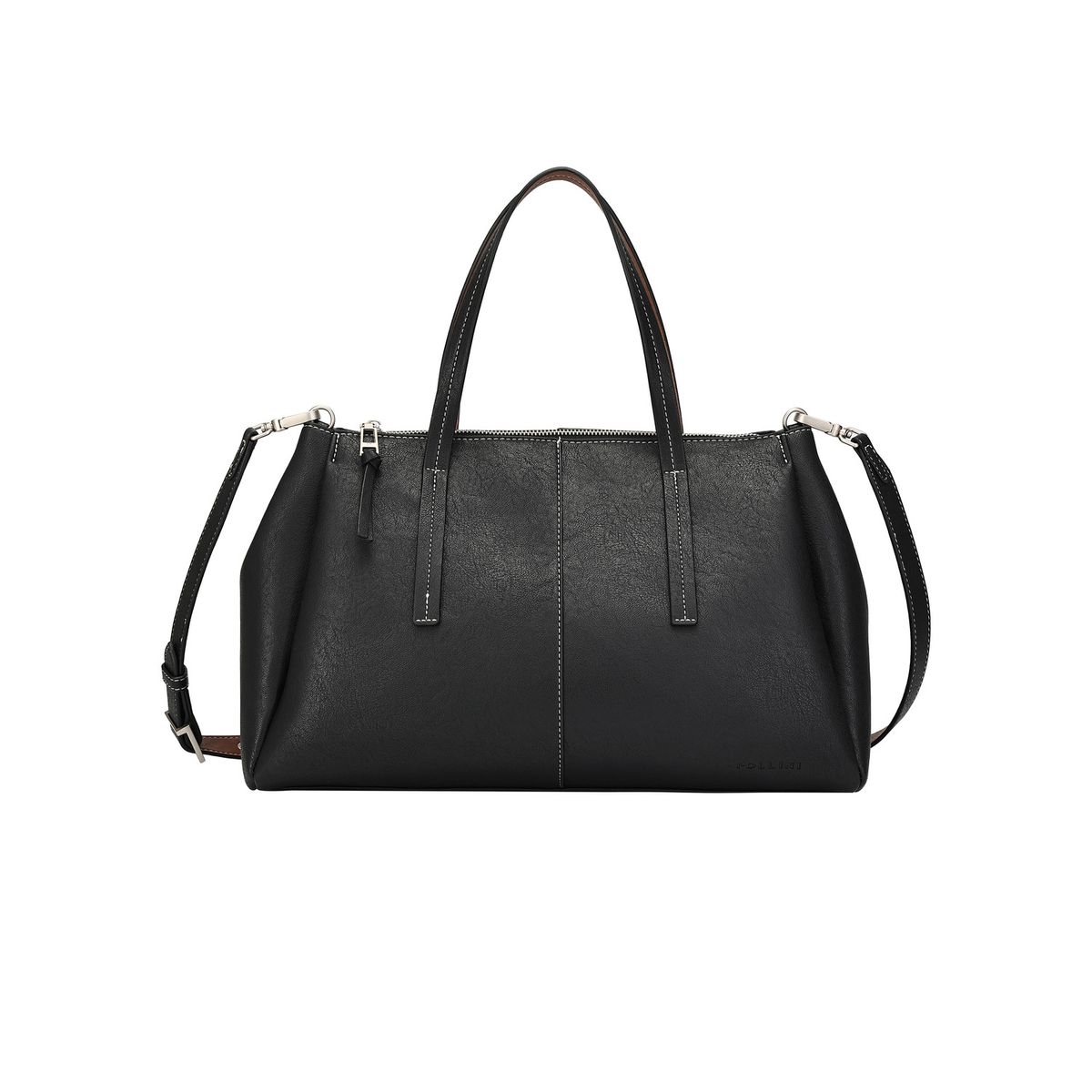 POLLINI - Cartera Tote Casual Casual Negro Pollini