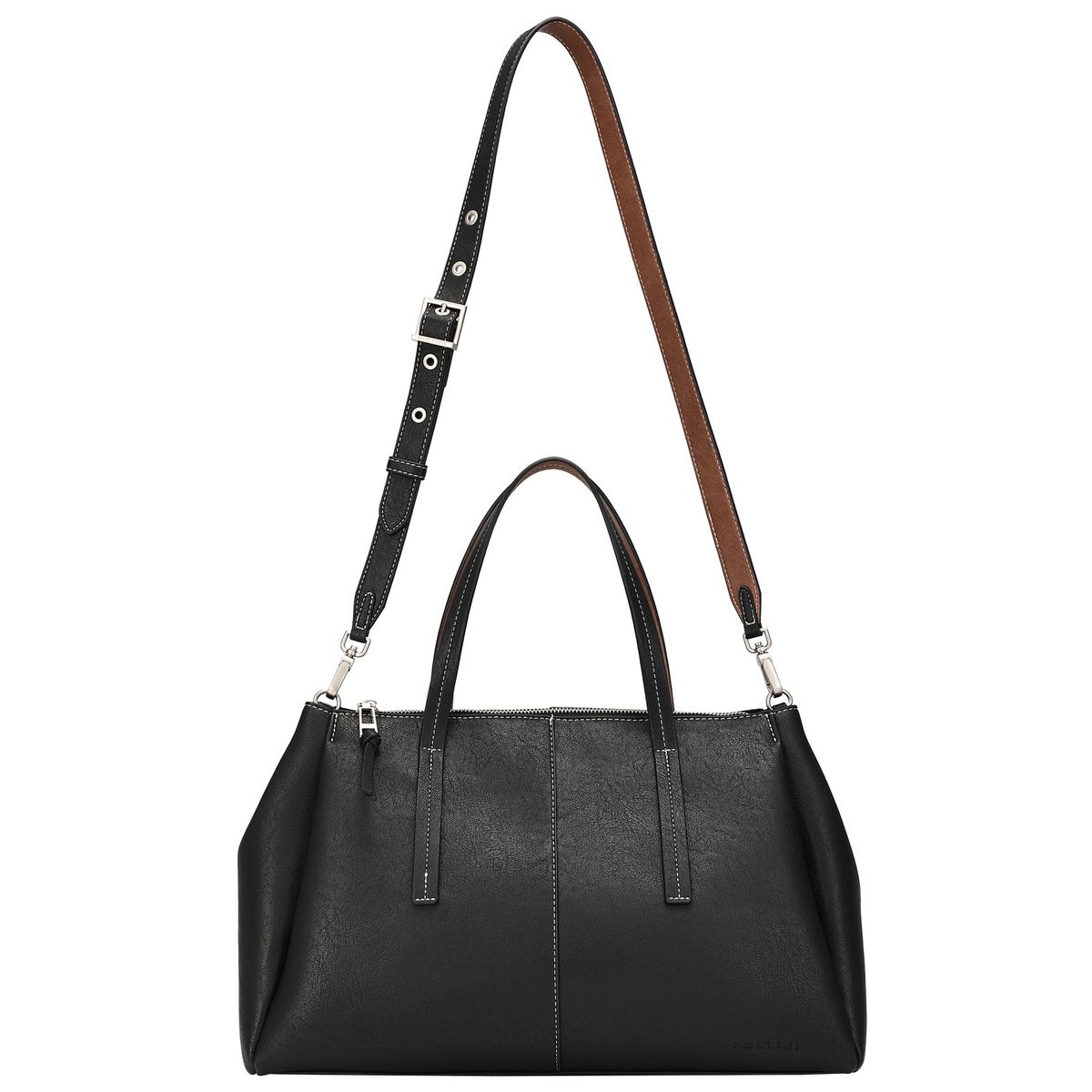 POLLINI - Cartera Tote Casual Casual Negro Pollini