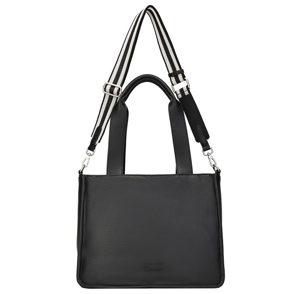 POLLINI - Cartera Tote Casual Mujer Negro Pollini