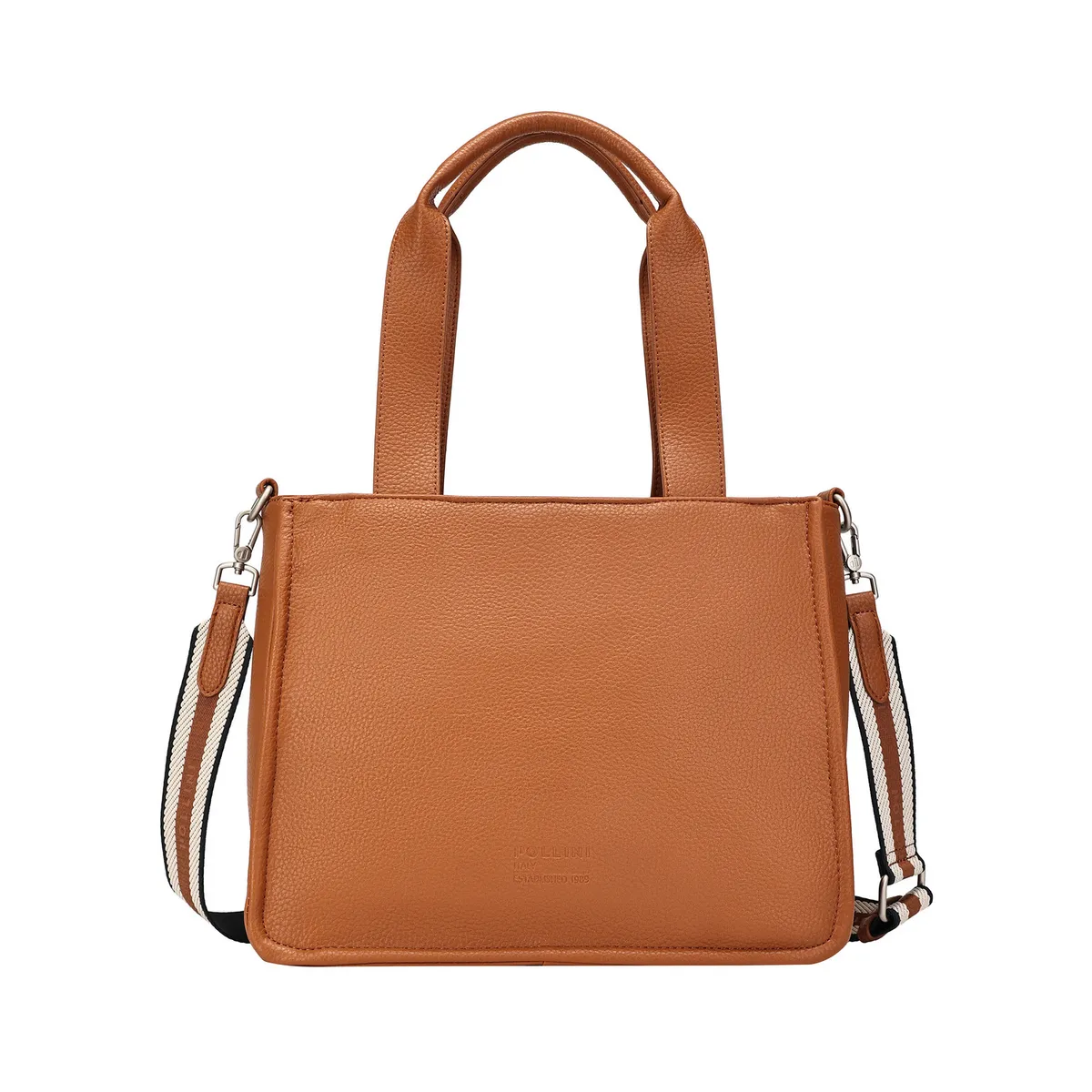 POLLINI - Cartera Tote Casual Mujer Marrón claro Pollini
