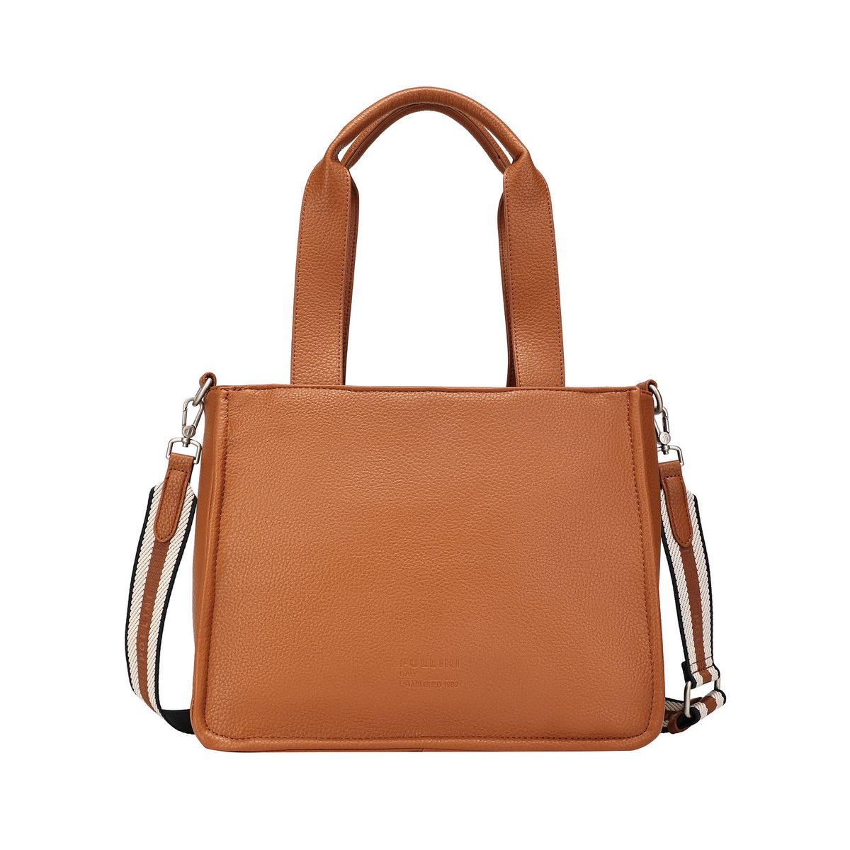 POLLINI - Cartera Tote Casual Mujer Marrón claro Pollini