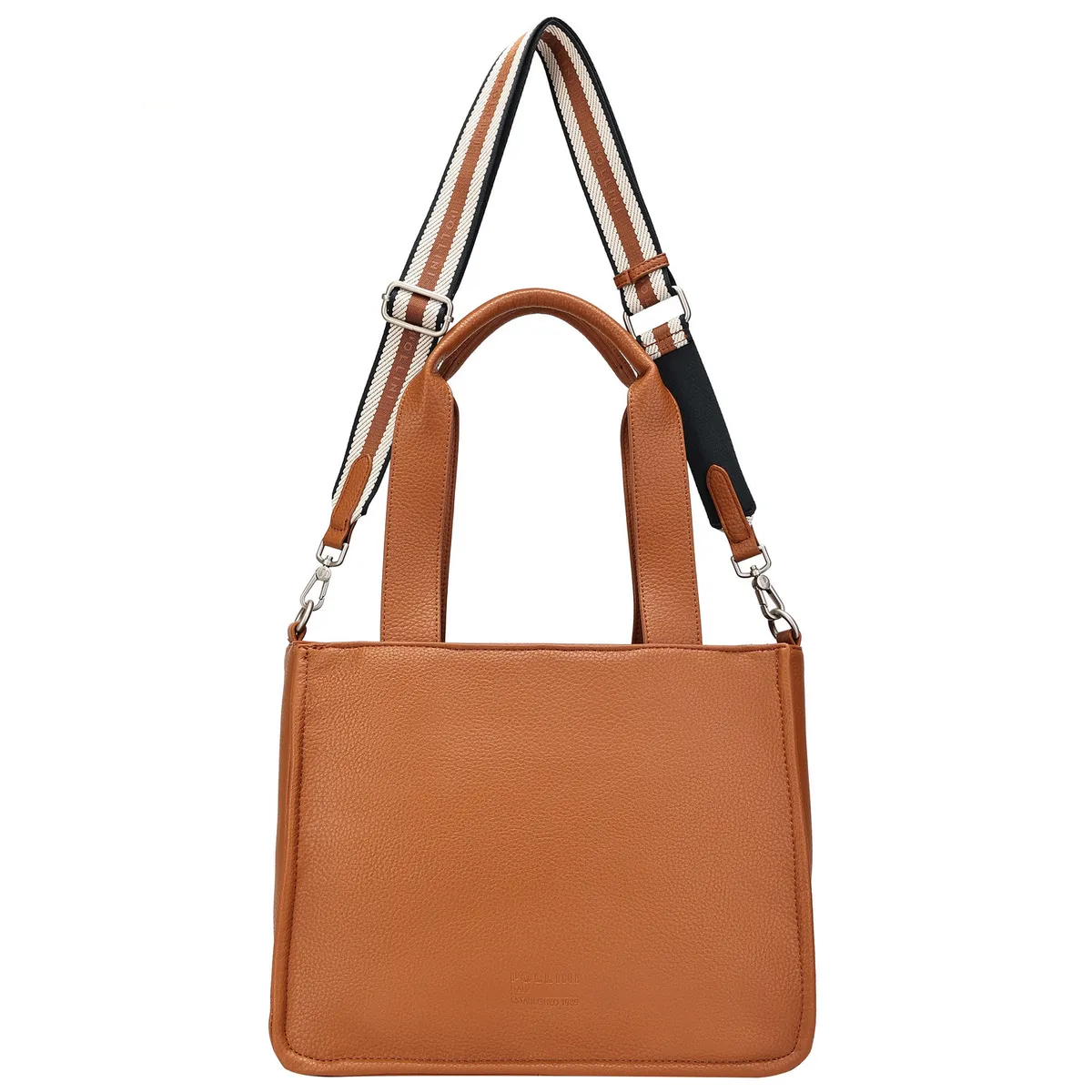 POLLINI - Cartera Tote Casual Mujer Marrón claro Pollini