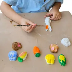CREA TALLER - Figuras conejo de pascua para pintar