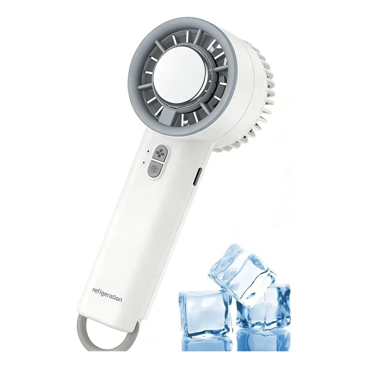 Ventilador Frío Portátil Y De Escritorio Recargable, marca KUANGYE - Foto Principal