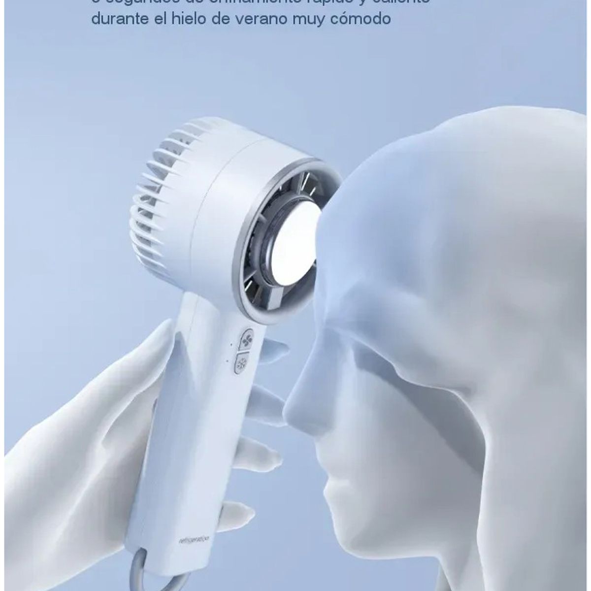 Ventilador Frío Portátil Y De Escritorio Recargable, marca KUANGYE - Foto 2