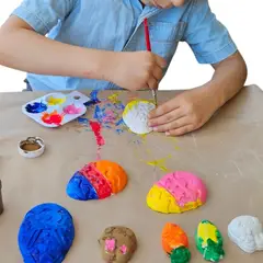 CREA TALLER - Figuras huevos de pascua para pintar