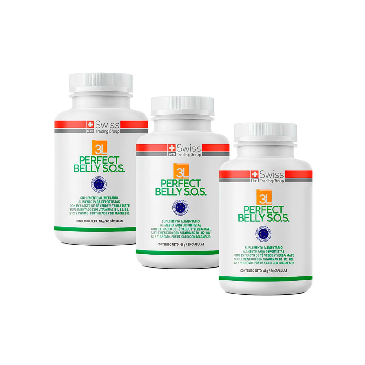 PERFECT BELLY SOS - Reductor Grasa Abdominal 180 cápsulas