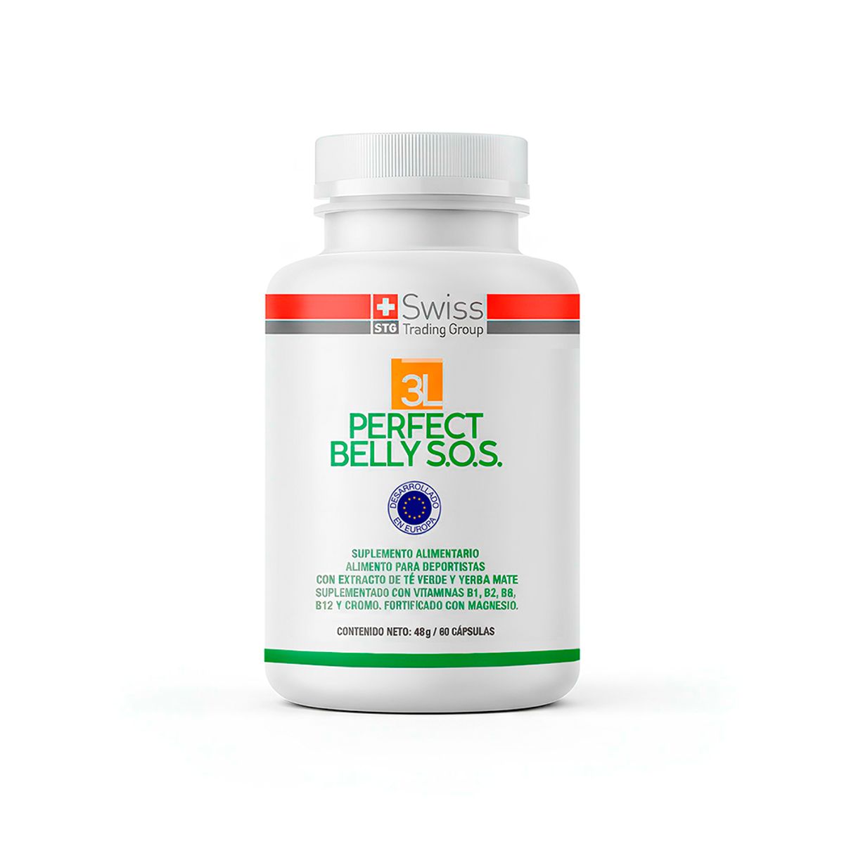 PERFECT BELLY SOS - Reductor Grasa Abdominal Control 60 Caps
