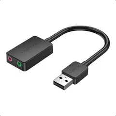 VENTION - Adaptador Tarjeta Sonido Externa Usb Dual Para Ps5 4