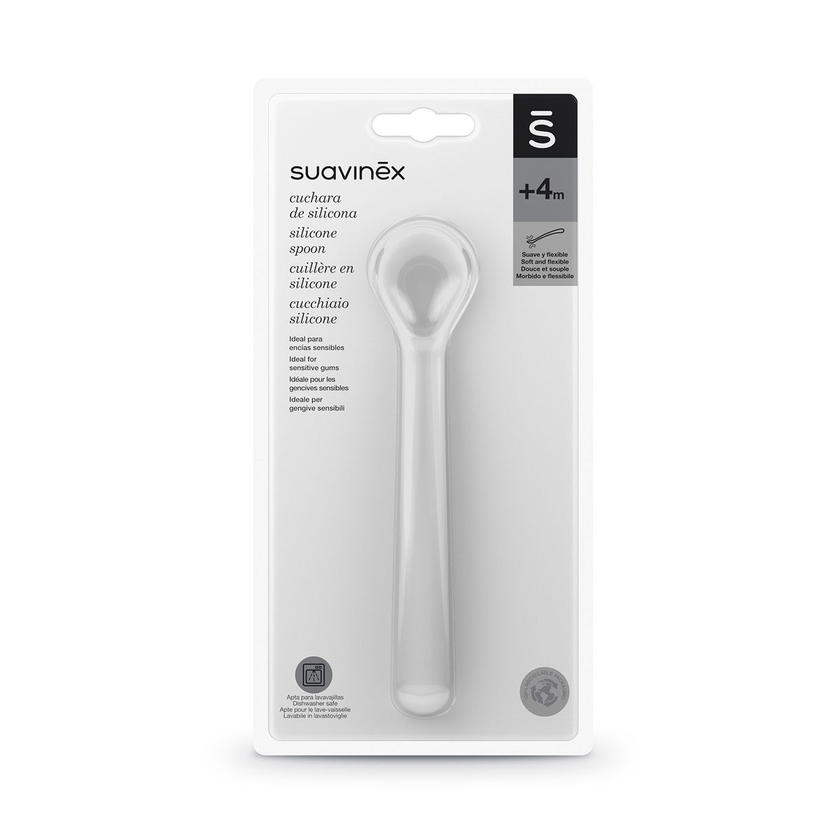 SUAVINEX - CUCHARA SILICONA HYGGE GRIS