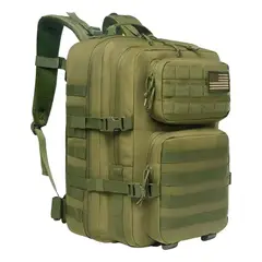 GENERICO - Mochila Tactica 50l Militares Multiusos Camping Notebook Color Verde