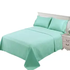 GENERICO - Juego De Sabana Bordada 200 Hilos 1.5