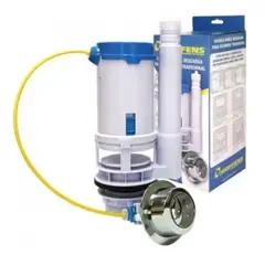 HOFFENS - Valvula Doble Descarga Universal Boton Adaptable 38-48-58mm