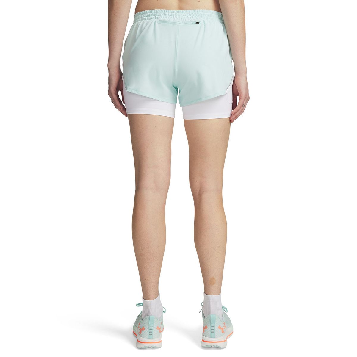 UNDER ARMOUR - Short Mujer Velociti Pro 4" 2 En 1 Verde UNDER ARMOUR