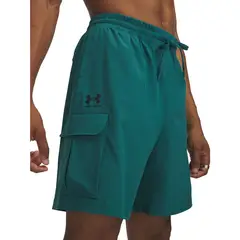 UNDER ARMOUR - Short Hombre Vibe Woven Cargo Verde