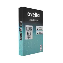 GENERICO - Resma De Papel Ovella Tamaño Oficio 500 Hojas Blanco 75 grs