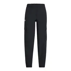 UNDER ARMOUR - Pantalon Niña Rival Woven Cargo Negro