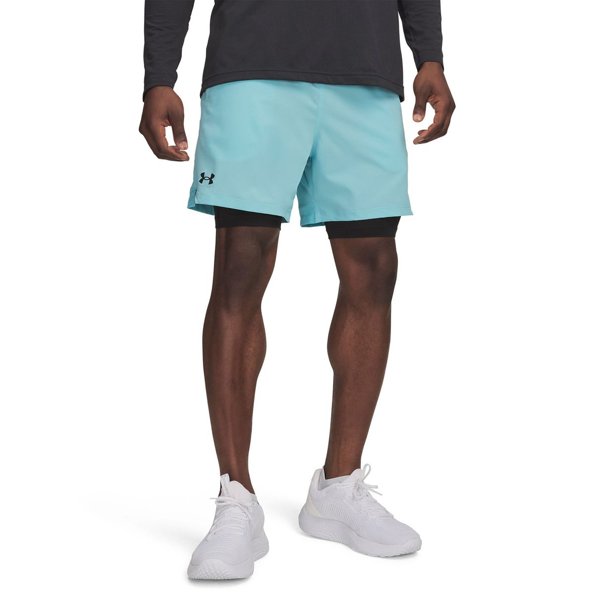 UNDER ARMOUR - Short Hombre Vanish Woven 2 En 1 Azul UNDER ARMOUR