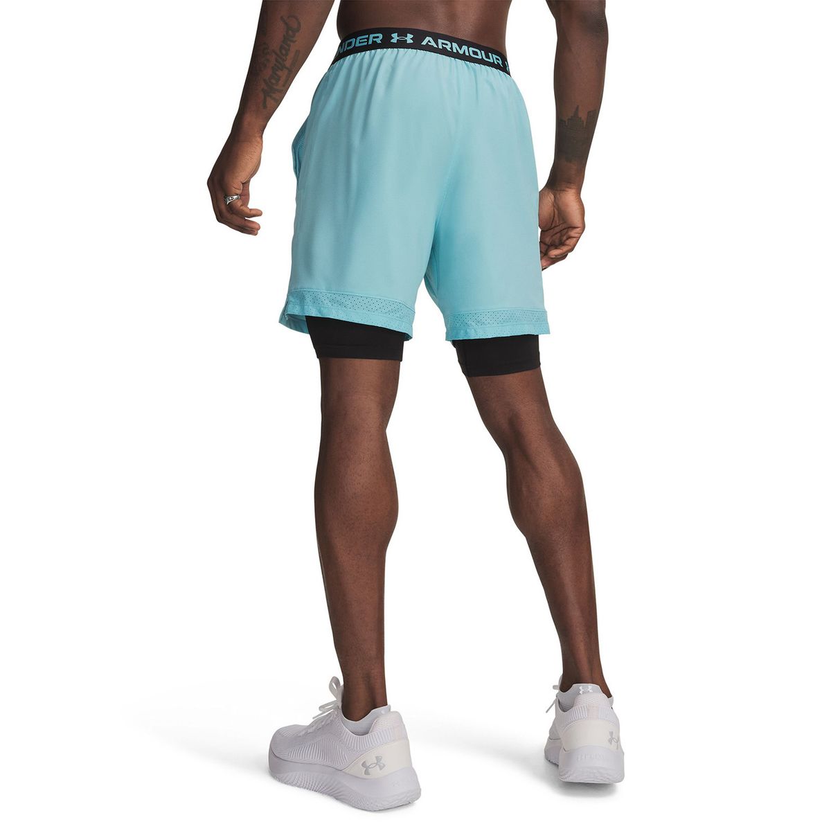 UNDER ARMOUR - Short Hombre Vanish Woven 2 En 1 Azul UNDER ARMOUR
