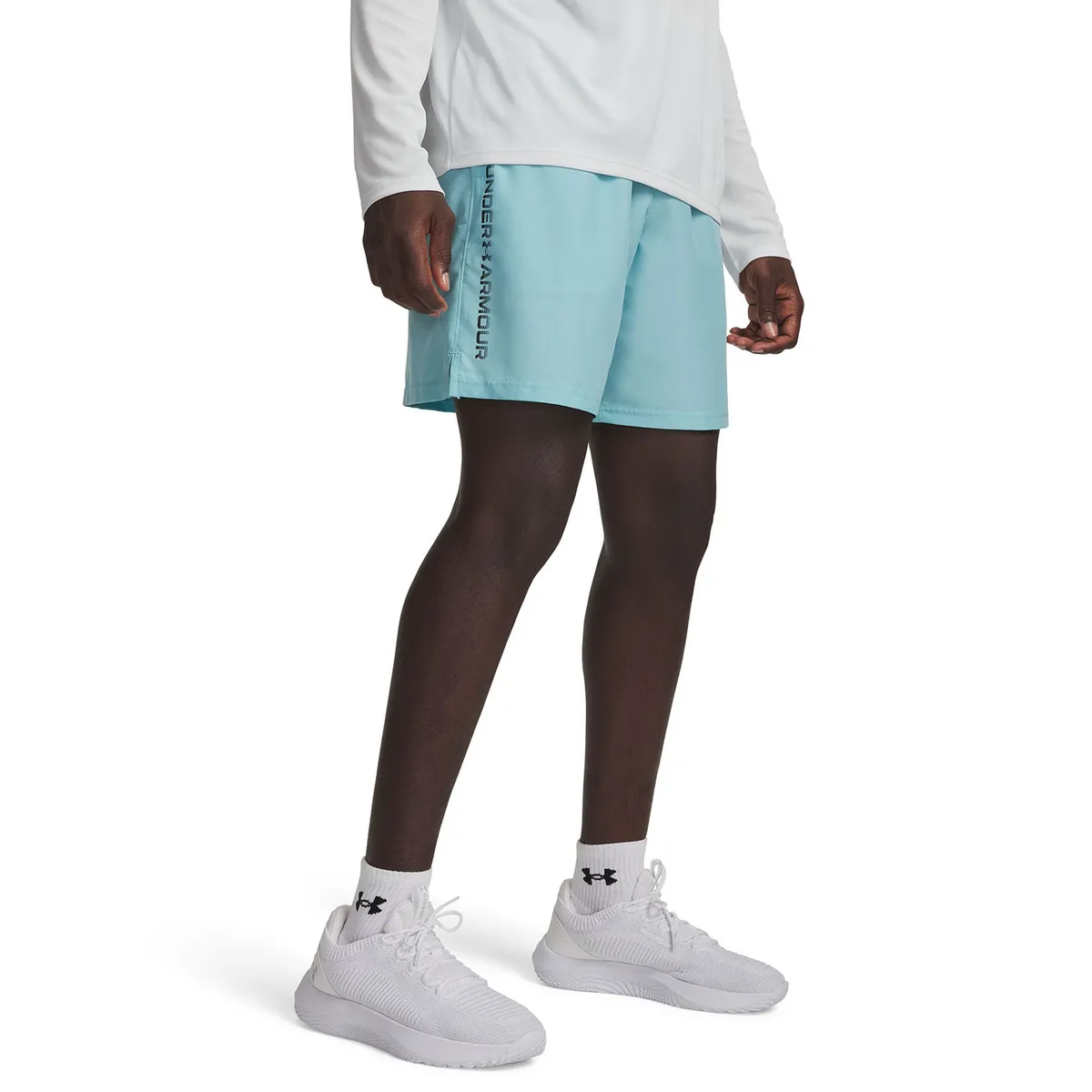 UNDER ARMOUR - Short Azul Hombre Tech Woven Wordmark UNDER ARMOUR
