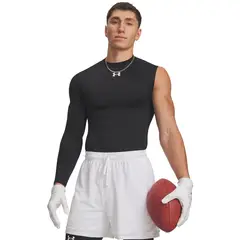 UNDER ARMOUR - Primera Capa Superior Hombre Hg Asymm Left Top Negro