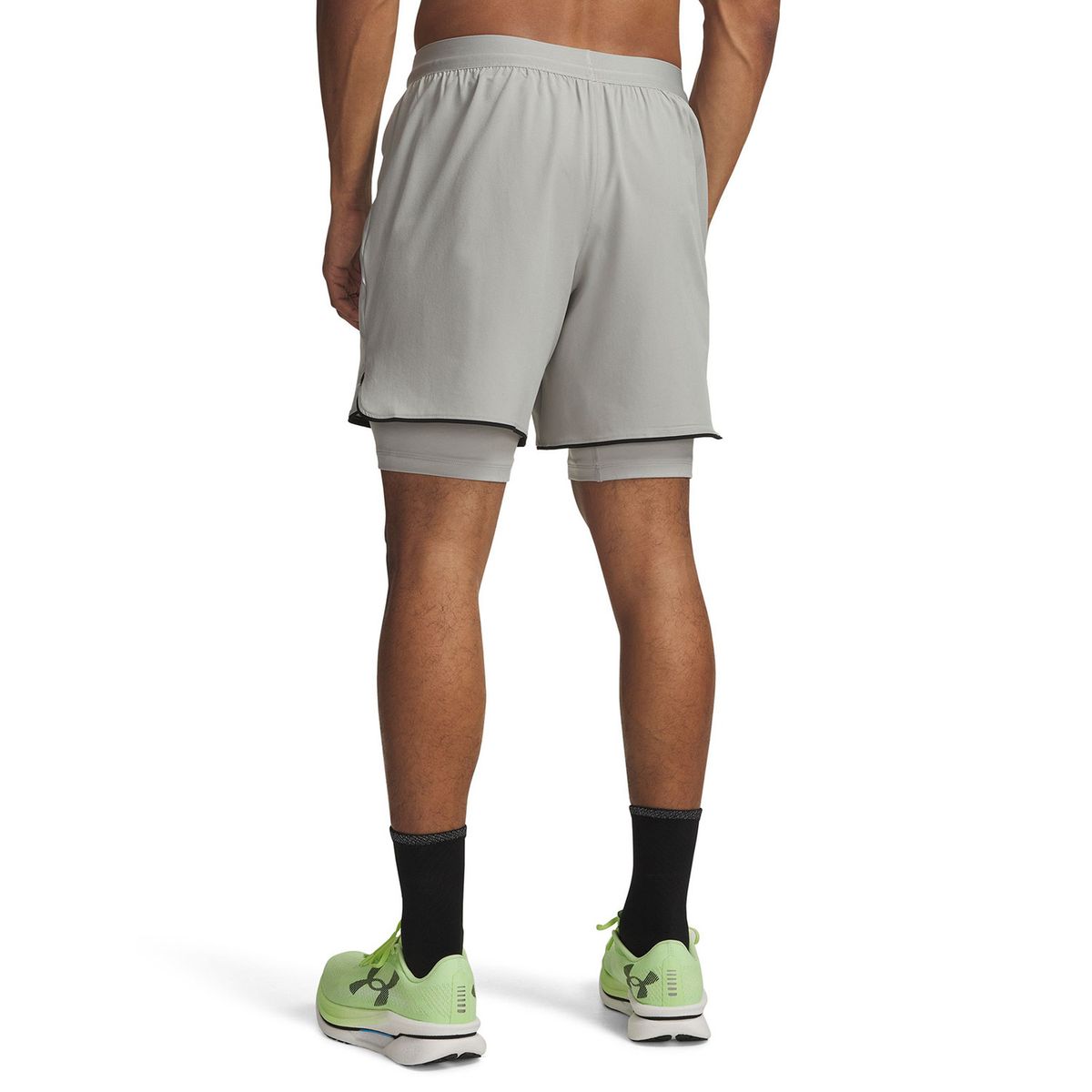 UNDER ARMOUR - Short Hombre Velociti Pro 2 En 1 Gris UNDER ARMOUR
