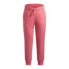 UNDER ARMOUR - Jogger Niña Rival Fleece Rosado