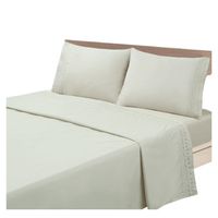 Juego de Sabana Bordada de 200 Hilos King