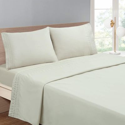 Imagen 2 del producto Juego de Sabana Bordada de 200 Hilos King