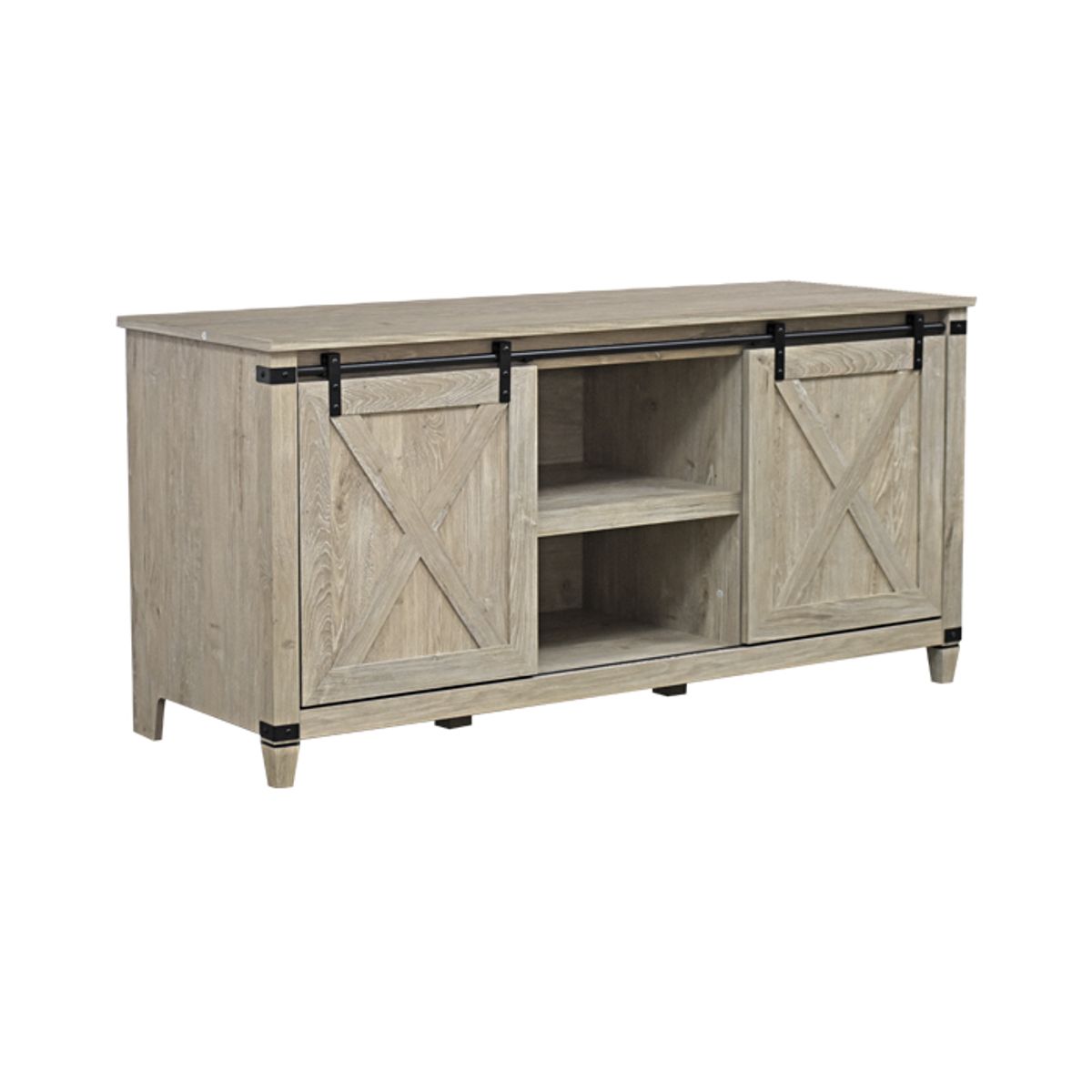 MSA MUEBLES SANTA ANA - Rack Buffet Para TV 55 Roble Light Grey