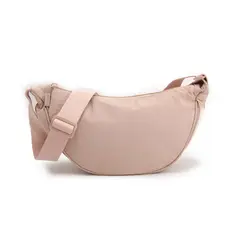 GENERICO - Bandolera bolso banano liso unicolor