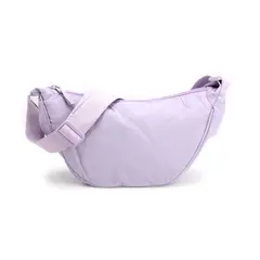 GENERICO - Bandolera bolso banano liso unicolor