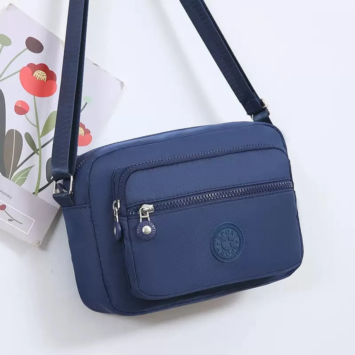 GENERICO - Bolsos  Urbana  para mujer  lisa A901 Múltiples bolsillos