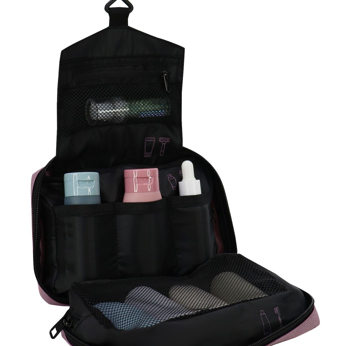 HEAD - Neceser Compacto de Viaje y Organizador Route Rosado Head