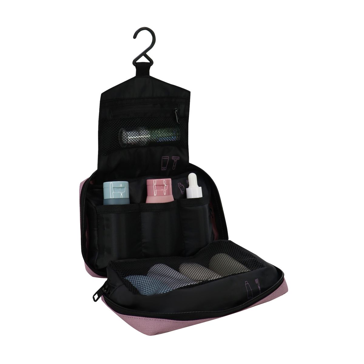 HEAD - Neceser Compacto de Viaje y Organizador Route Rosado Head