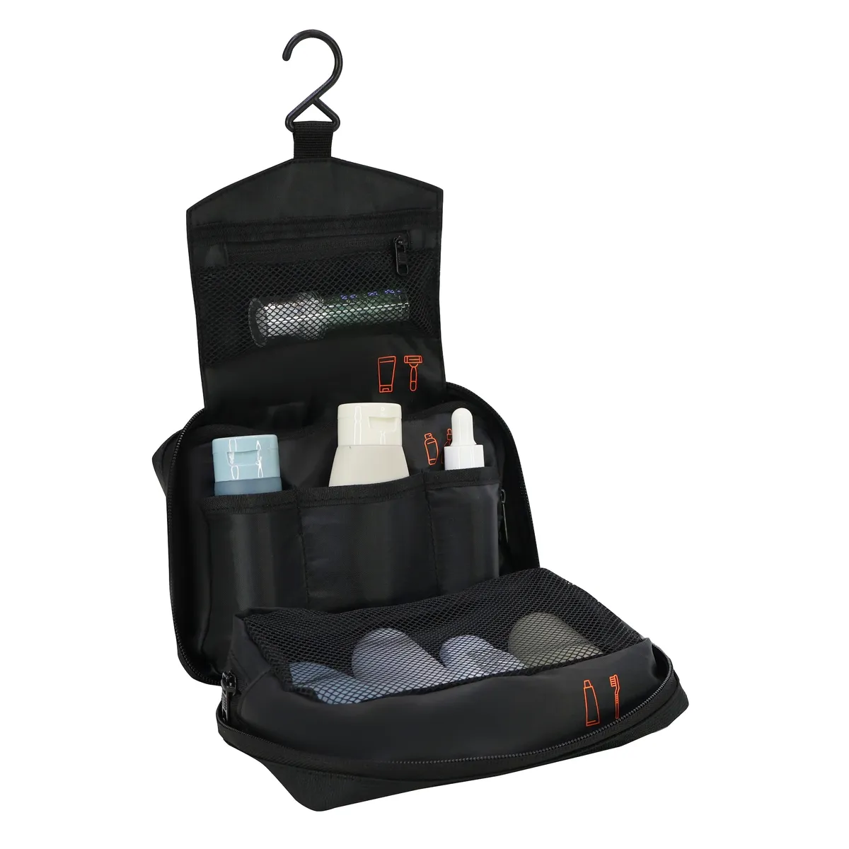 HEAD - Neceser Compacto de Viaje y Organizador Route Negro Head