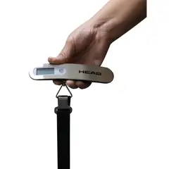 HEAD - Pesa Balanza Digital Maleta Viaje 50 Kg Gris